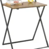 SoBuy FWT88-F Kleiner Schreibtisch Klappbar Computertisch Arbeitstisch Home-Office Snack Klapptisch Beistelltisch BHT Ca.: 63x77x45cm