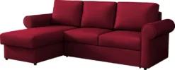 Mirjan24 Ecksofa Venis, Eckcouch Mit Bettkasten Und Schlaffunktion, L-Form Ecke, Wohnzimmer (Farbe: Kronos 02)