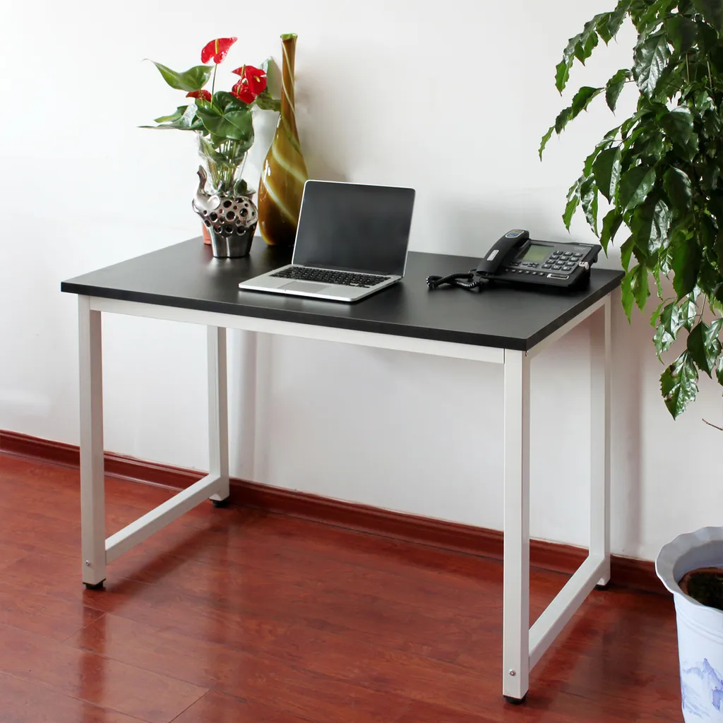 Tisch Computertisch PC Schreibtisch Bürotisch Schwarz 120 X 60 Cm Kingpower 2 Tisch Computertisch PC Schreibtisch Bürotisch Schwarz 120 X 60 Cm Kingpower – Bild 2