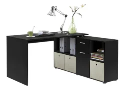 FMD Möbel LEX 1, Schreibtisch, Schwarz, 353-001 -VIDAXL || HOMCOM Verkäufe 31cd950d292d128cc700916e526cd7fd