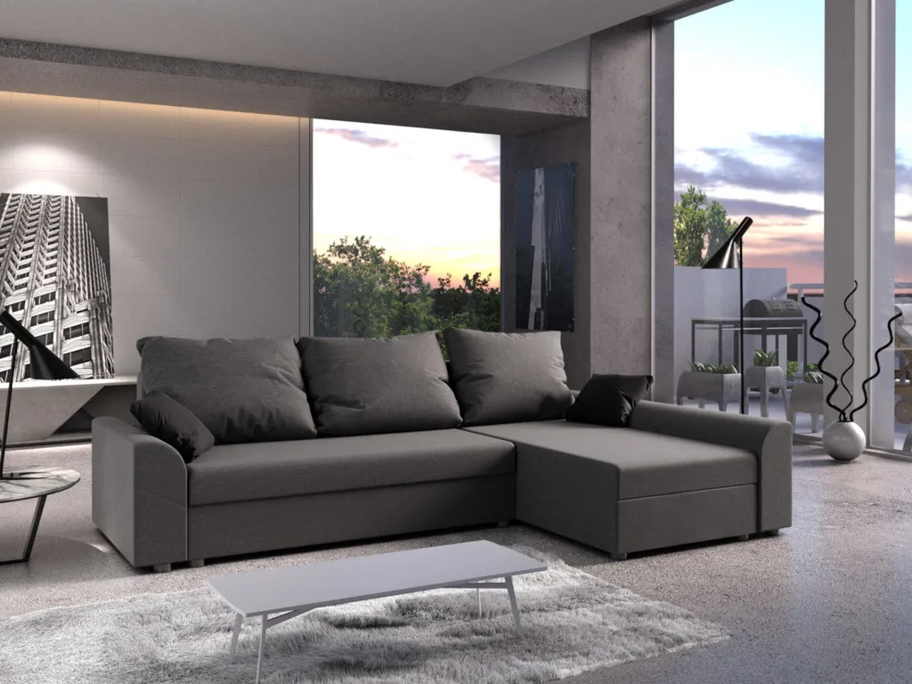 Ecksofa Mit Schlaffunktion VIVIANA, Sofa Mit Schlaffunktion, L-Form Couch, Eckcouch, 248x80x139 Sawana 05/Kissen Sawana 14 1 Ecksofa Mit Schlaffunktion VIVIANA, Sofa Mit Schlaffunktion, L-Form Couch, Eckcouch, 248x80x139 Sawana 05/Kissen Sawana 14