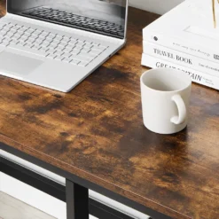 VASAGLE Computertisch Schreibtisch Mit 2 Regale Rechts/links 120 X 75 X 60 Cm Holzoptik Metallgestell PC-Tisch Arbeitstisch Vintage LWD47X -VIDAXL || HOMCOM Verkäufe 33856e91ed0156bd903a1e3e197bf606