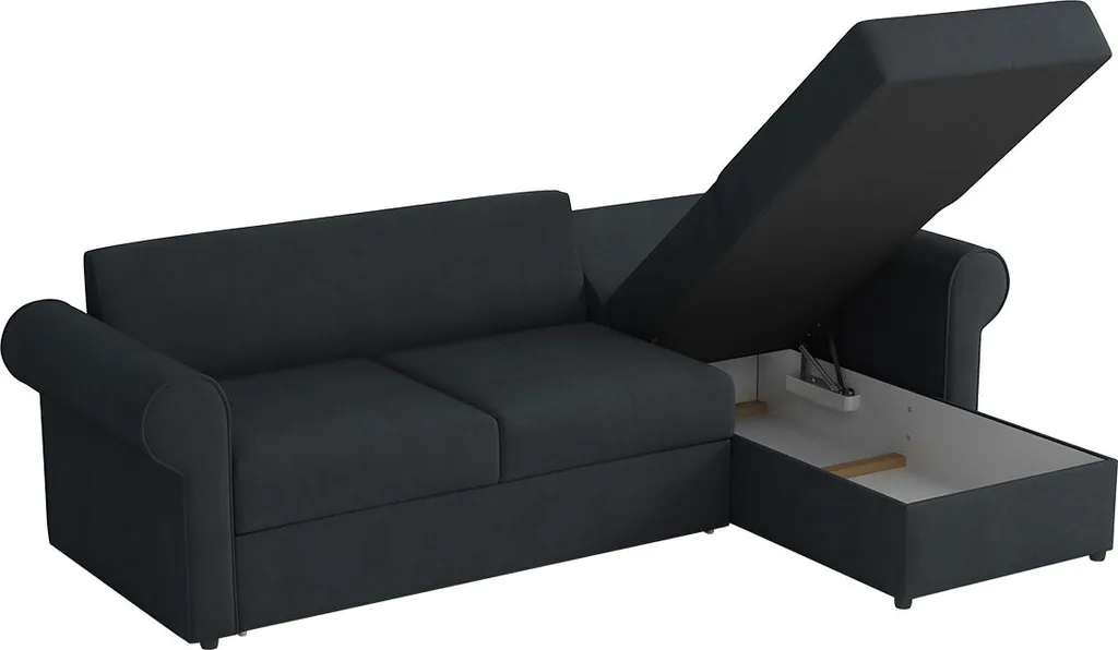 Mirjan24 Ecksofa Venis, Eckcouch Mit Bettkasten Und Schlaffunktion, L-Form Ecke, Wohnzimmer (Farbe: Kronos 02) 6 Mirjan24 Ecksofa Venis, Eckcouch Mit Bettkasten Und Schlaffunktion, L-Form Ecke, Wohnzimmer (Farbe: Kronos 02) – Bild 6