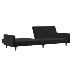 VidaXL Schlafsofa 2-Sitzer Schwarz Samt -VIDAXL || HOMCOM Verkäufe 34c08bef83a022d87ebdfa96ee0fa88e