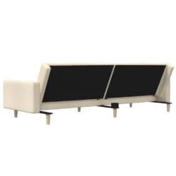 VidaXL Schlafsofa 2-Sitzer Creme Stoff -VIDAXL || HOMCOM Verkäufe 35b4db7134eb01b2f0d6caabf0307795