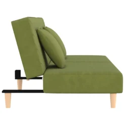 VidaXL Schlafsofa 2-Sitzer Mit 2 Kissen Hellgrš¹n Samt -VIDAXL || HOMCOM Verkäufe 37aaf3c907feff438e26b45d06f8467c