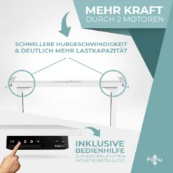 Fianu® Höhenverstellbarer Schreibtisch Elektrisch Gestell Für Stehschreibtisch 2 Motoren Mit Anti-Kollisionsschutz 4 Speicherplätze Bis 100kg Tragkraft -VIDAXL || HOMCOM Verkäufe 3836239ab20331ad3bb07cbc7f4f59a1