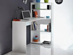 PARISOT Eck-Schreibtisch Mit 4 Ablagen - Weiß - DELFINO 13 PARISOT Eck-Schreibtisch Mit 4 Ablagen - Weiß - DELFINO -VIDAXL || HOMCOM Verkäufe 38f5b1d20a5a60f9728a747eacaf4502