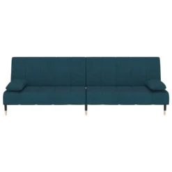 VidaXL Schlafsofa 2-Sitzer Blau Samt -VIDAXL || HOMCOM Verkäufe 3ad991bbcec05d8d40e75c84867a8aa5