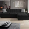 Mirjan24 Ecksofa Montana Mit Regulierbare Armlehnen, L-Form Sofa Vom Hersteller (Uttario Velvet 2980 + Uttario Velvet 2980 + Uttario Velvet 2972, Seite: Rechts)