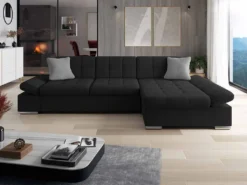 Mirjan24 Ecksofa Montana Mit Regulierbare Armlehnen, L-Form Sofa Vom Hersteller (Uttario Velvet 2980 + Uttario Velvet 2980 + Uttario Velvet 2972, Seite: Rechts)