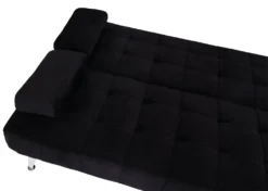 Schlafsofa HWC-K22, Couch Ecksofa Sofa, Liegefläche Links/rechts Schlaffunktion Samt Schwarz -VIDAXL || HOMCOM Verkäufe 3ea3fb924a6b0d0cfe86c56656e40795