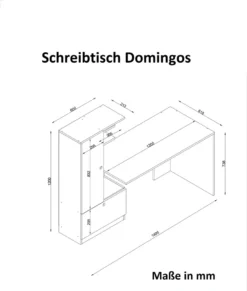 Schreibtisch Domingos Weiß | (B/H/T) 149,5 Cm/120 Cm/61,8 Cm -VIDAXL || HOMCOM Verkäufe 40a9739c4702f129707ee6b54f187cf4