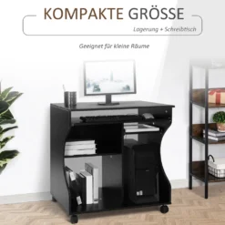HOMCOM Computertisch Eckschreibtisch Winkelschreibtisch Schreibtisch Bürotisch PC Tisch Schwarz 80 X 48 X 76 Cm -VIDAXL || HOMCOM Verkäufe 40b80b191b0e65f0bcca324205c78edd
