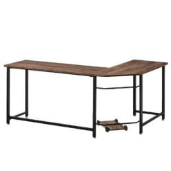 Mark Adler Kiwi Black Eckschreibtisch Schreibtisch Computertisch L-Form Büro Möbel Stahlkonstruktion Computerständer Braun -VIDAXL || HOMCOM Verkäufe 415f7fbf197d3bfadce37ec8e389b776