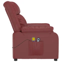 VidaXL Massagesessel Elektrisch Weinrot Kunstleder -VIDAXL || HOMCOM Verkäufe 418911af46fcbd61f99a5fd05c7e2d05
