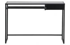 WOOOD Teun Schreibtisch Schwarz - Bürotisch Metall Mit Schubladen 110x76x50 Cm -VIDAXL || HOMCOM Verkäufe 43614e4d39d9018d9e3cbac0b152376b