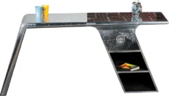 SIT Möbel Schreibtisch | 2 Offene Fächer, 1 Schublade | Mit Alu Beschlagen | Aus Mangoholz Und MDF | B 175 X T 60 X H 75 Cm | Silber | 81707-21 | Serie AIRMAN -VIDAXL || HOMCOM Verkäufe 4361f2c66bef47e2015a7a0586d58520