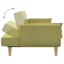 VidaXL Schlafsofa 2-Sitzer Mit 2 Kissen Grün Stoff -VIDAXL || HOMCOM Verkäufe 4399d9ca7bb152be2b17fceada8ace17