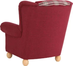 Max Winzer Ohrenbackensessel Monarch Flachgewebe Rot -VIDAXL || HOMCOM Verkäufe 4469f64bf28b3f558792770fd64ba350