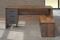 Bürotisch Schreibtisch Prime | Old Used Wood / Matera Grau | Shabby Look -VIDAXL || HOMCOM Verkäufe 44b6214e73ff5490460a590d10056171