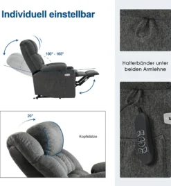 MCombo Elektrische Aufstehhilfe Relaxsessel 3 Motoren Getrennt Verstellbar 7546 DE -VIDAXL || HOMCOM Verkäufe 460a7374c308e9cbdcf58a7d9559a232