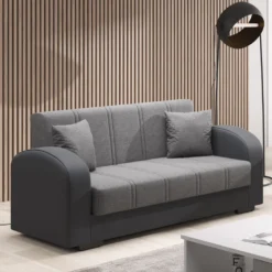 Inter Handels 3-2-1 Sofagarnitur Vera 3-teilig In Anthrazit | Moderne Couchgarnitur Mit Schlaffunktion Und Bettkasten -VIDAXL || HOMCOM Verkäufe 4783de181fe9b802a62905bacc08b71f