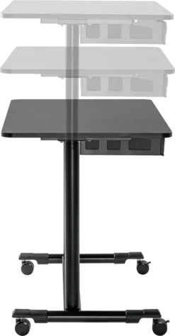 Sitz-Steh-Schreibtisch Pneumatisch Höhenverstellbarer Bürotisch Mit Schublade Und Rollen Ergonomischer Schreibtisch 91,5x56cm -VIDAXL || HOMCOM Verkäufe 478641dfdc67c30cc8522919193b2351