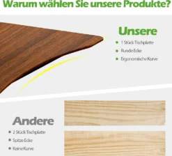 COSTWAY Computertisch Höhenverstellbar Von 70-107cm, Schreibtisch Mobile Mit Rollen, Rollentisch Laptoptisch Mit 2 Bremsen, Notebooktisch (Braun) -VIDAXL || HOMCOM Verkäufe 480aa0649e853f8eb8c3ba7cd7d6f7c2