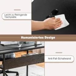 COSTWAY Computertisch Mit Offenem Regal Und CPU-Ständer, Multifunktionaler PC-Arbeitsplatz, Schreibtisch, 120 X 60 X 75 Cm, Schwarz 9 COSTWAY Computertisch Mit Offenem Regal Und CPU-Ständer, Multifunktionaler PC-Arbeitsplatz, Schreibtisch, 120 X 60 X 75 Cm, Schwarz -VIDAXL || HOMCOM Verkäufe 48b0386ffcf7f1c0c1b91c840ec52fcd