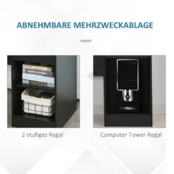 HOMCOM Computertisch Bürotisch Gamingtisch PC-Tisch Mit Schublade E1 Spanplatte Schwarz 104 X 48 X 95,5 Cm 14 HOMCOM Computertisch Bürotisch Gamingtisch PC-Tisch Mit Schublade E1 Spanplatte Schwarz 104 X 48 X 95,5 Cm -VIDAXL || HOMCOM Verkäufe 4928f0a1224cc4d5a5021f28715b7e56