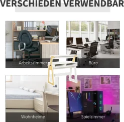 HOMCOM Schreibtisch Stehpult Und Sitzpult Mit Verstellbarem Regal Bürotisch Mit 2 Fächer Home-Office Helles Kiefer Beige Weiß 98 X 56,5 X 100,5 Cm 12 HOMCOM Schreibtisch Stehpult Und Sitzpult Mit Verstellbarem Regal Bürotisch Mit 2 Fächer Home-Office Helles Kiefer Beige Weiß 98 X 56,5 X 100,5 Cm -VIDAXL || HOMCOM Verkäufe 49cb23a2e72d5cbd2a57d6fcc3fa3a70