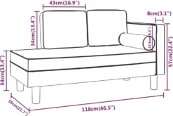 VidaXL Chaiselongue Mit Kissen Und Nackenrolle Cappuccino Kunstleder -VIDAXL || HOMCOM Verkäufe 49feaf1e5f2ea420591956af60389970