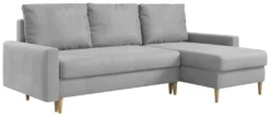Ecksofa LANG - L-form Sofa Mit Schlaffunktion - Wohnlandschaft 220cm - Wohnzimmer L Couch – Grau -VIDAXL || HOMCOM Verkäufe 4ba43a586dc78af588d7598451cde0da
