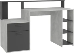 Schreibtisch Bürotisch Arbeitstisch Home Office BOLTON Ca. 137 X 91 X 50 Cm Beton Grau / Anthrazit -VIDAXL || HOMCOM Verkäufe 4c69287fd0e4e40c8bd57a922d86437f