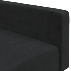 VidaXL Schlafsofa 2-Sitzer Schwarz Samt -VIDAXL || HOMCOM Verkäufe 4d0c8ca6f313a3e6faffb3398df830a2