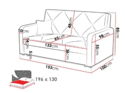 Mirjan24 Schlafsofa Viva Sweet III Mit Schlaffunktion Und Bettkasten, Polstersofa, Stilvoll Ausklappbar Polstercouch (Farbe: Trinity 28) 11 Mirjan24 Schlafsofa Viva Sweet III Mit Schlaffunktion Und Bettkasten, Polstersofa, Stilvoll Ausklappbar Polstercouch (Farbe: Trinity 28) -VIDAXL || HOMCOM Verkäufe 4d9d42f75d1aa61d56132ac737cab70f