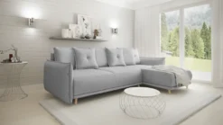 FURNIX Polstersofa GALON L-Form Eckcouch Mit Schlaffunktion, Sofakissen ET91
