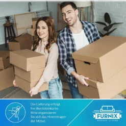 FURNIX Ecksofa LEXY Mit Schlaffunktion Und Bettkasten Couch Sofa Schlafsofa Pflegeleichter Robuster Stoff HELLGRAU L-Form MH 84 -VIDAXL || HOMCOM Verkäufe 4ea80067a058490b335f33e16136de61 1