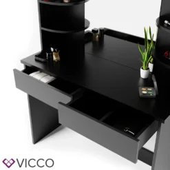 Vicco Schminktisch Charlotte Schwarz 108 X 139 X 40 Cm Holzwerkstoff -VIDAXL || HOMCOM Verkäufe 4eba01e8a9e44eb1d9067e9bbc207c25