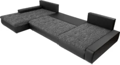 Mirjan24 Ecksofa Caro, U-Form Couch Mit Bettkasten Und Schlaffunktion, Polsterecke, Couchgarnitur Für Wohnzimmer (Soft 011 + Lawa 06) -VIDAXL || HOMCOM Verkäufe 4ec54f3e5c3e3e290d5e215b48909f88