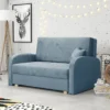 Mirjan24 Schlafsofa Viva Soft II, Stilvoll Polstersofa, Polstersofa Mit Schlaffunktion Und Bettkasten (Farbe: Mono 239 + Sorriso 14)