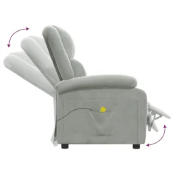 VidaXL Massagesessel Hellgrau Samt -VIDAXL || HOMCOM Verkäufe 4f8098ede8172a6bcc2feb3beb648cc4