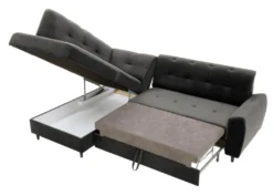 Ecksofa ESPER L-Form Mit Schlaffunktion Und Bettkasten RV95 Grau -VIDAXL || HOMCOM Verkäufe 508021863f7a4da1410f5e253c332102