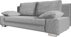 Mirjan24 Schlafsofa Laura Cord Mit Bettkasten Und Schlaffunktion, Elegante Couch (Farbe: Poso 110)