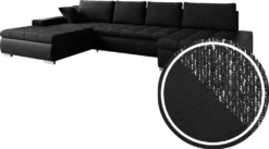 Mirjan24 Ecksofa Caro, U-Form Couch Mit Bettkasten Und Schlaffunktion, Polsterecke, Couchgarnitur Für Wohnzimmer (Soft 011 + Lawa 06) -VIDAXL || HOMCOM Verkäufe 5258b51594797df715da17d5486532ef