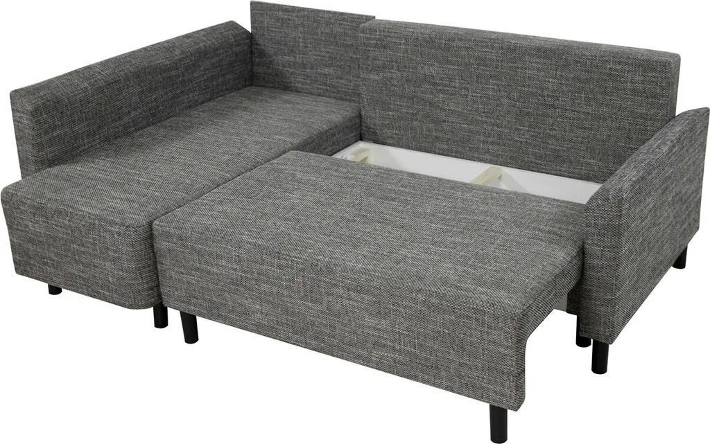 Mirjan24 Ecksofa Brest, L-Form Polsterecke, Eckcouch Mit Bettkasten Und Schlaffunktion, Stilvoll Wohnzimmer (Farbe: Mikrofaza 0027 + Mikrofaza 0015) 8 Mirjan24 Ecksofa Brest, L-Form Polsterecke, Eckcouch Mit Bettkasten Und Schlaffunktion, Stilvoll Wohnzimmer (Farbe: Mikrofaza 0027 + Mikrofaza 0015) – Bild 8