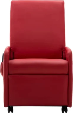 Rétro Elektrisch Massagesessel, Fernsehsessel,Ruhesessel - Loungesessel Massagesessel Rot Kunstleder(975051 -VIDAXL || HOMCOM Verkäufe 531409cf68620a745855dc591f06bd36
