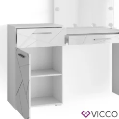 Vicco Schminktisch Frisiertisch Frisierkommode Little Irma Weiß Spiegel LED -VIDAXL || HOMCOM Verkäufe 53649610b551331ec27fb933b8ebaea3