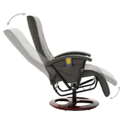 VidaXL Elektrischer Massagesessel Grau Kunstleder -VIDAXL || HOMCOM Verkäufe 5369375af7a4991e4181004f6f154bd4